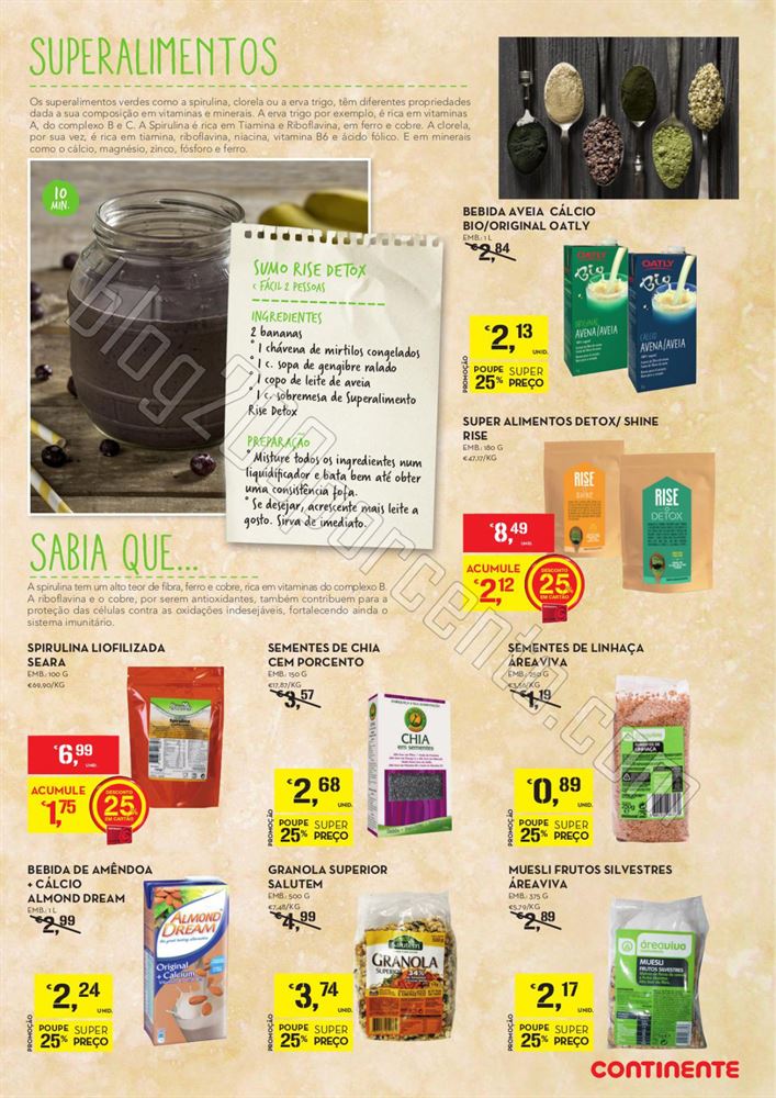 Antevisão Folheto CONTINENTE Vida Saudável de 20