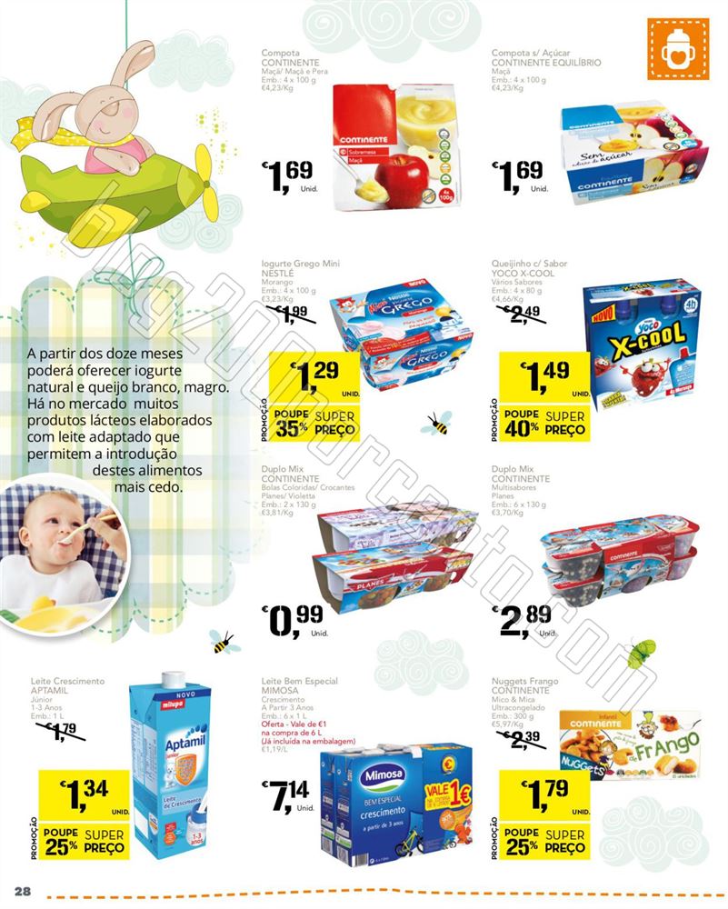 Antevisão Folheto CONTINENTE Feira do Bebé de 20