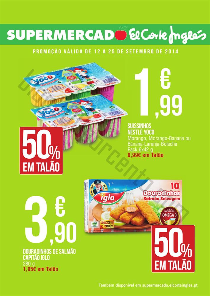 Antevisão Folheto EL CORTE INGLÉS Promoções de 12 a 25 setembro