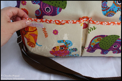 Mala de maternidade, nécessaire e muda-fraldas 