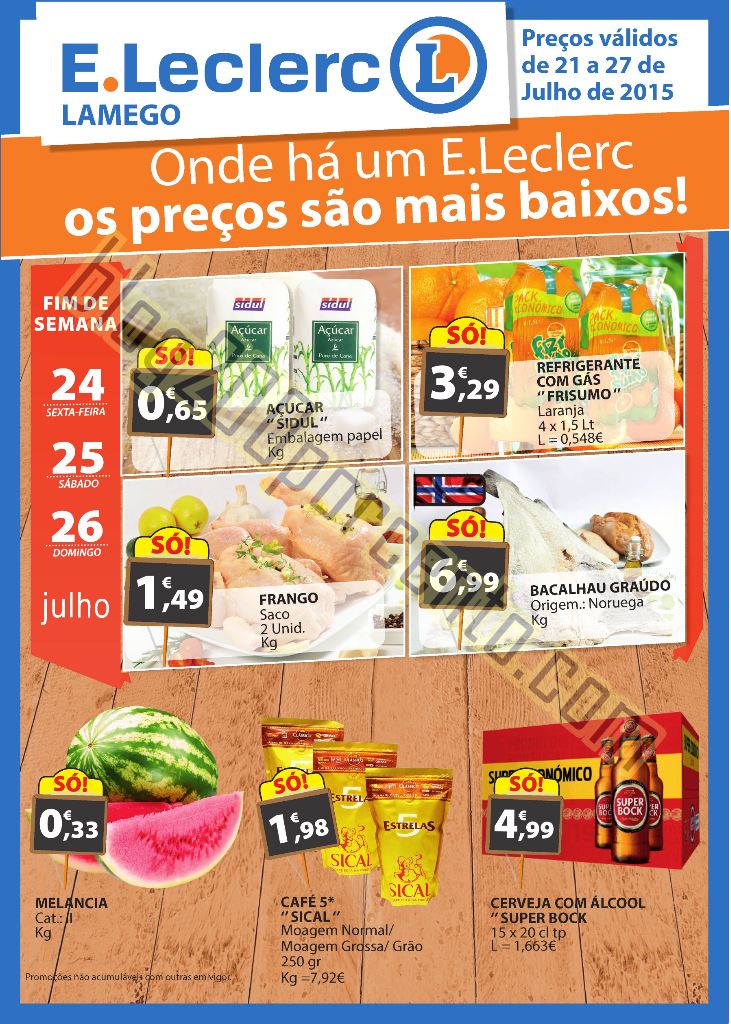 Antevisão Folheto E-LECLERC Lamego promoções de