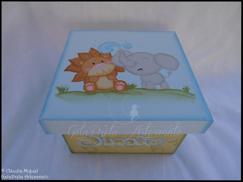 Caixa de recordações de bebé 