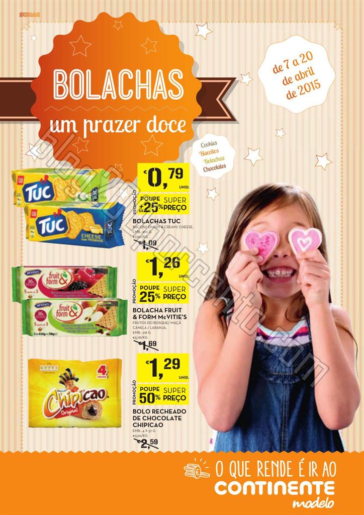 Antevisão Folheto CONTINENTE Bolachas de 7 a 20 a