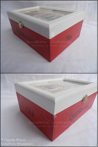 Caixa de chá e Individuais de mesa 