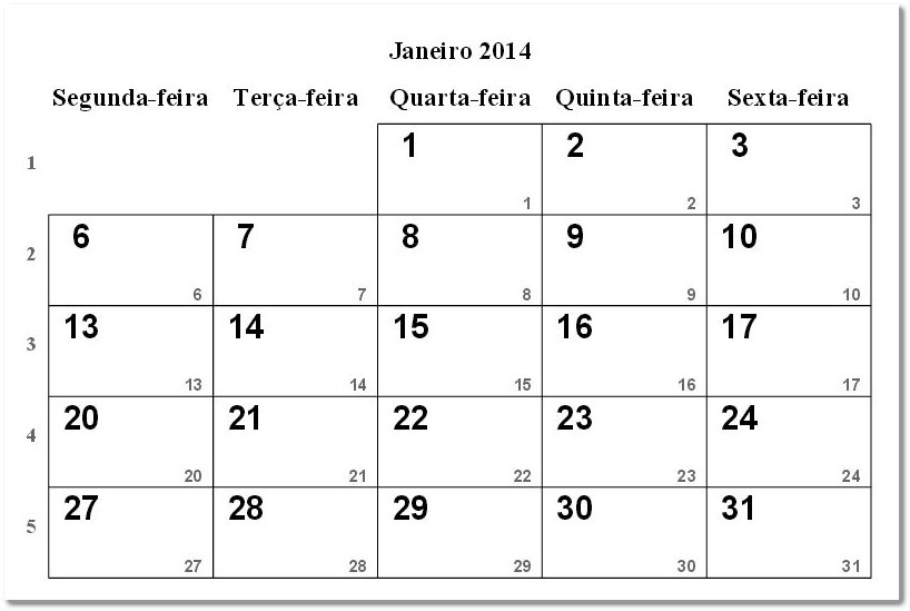 calendário 2014 imprimir grátis pdf calendar