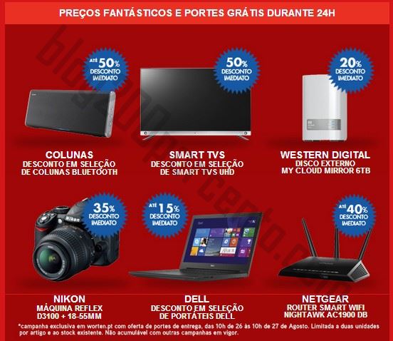 Mega24 WORTEN até às 10h de 27 agosto