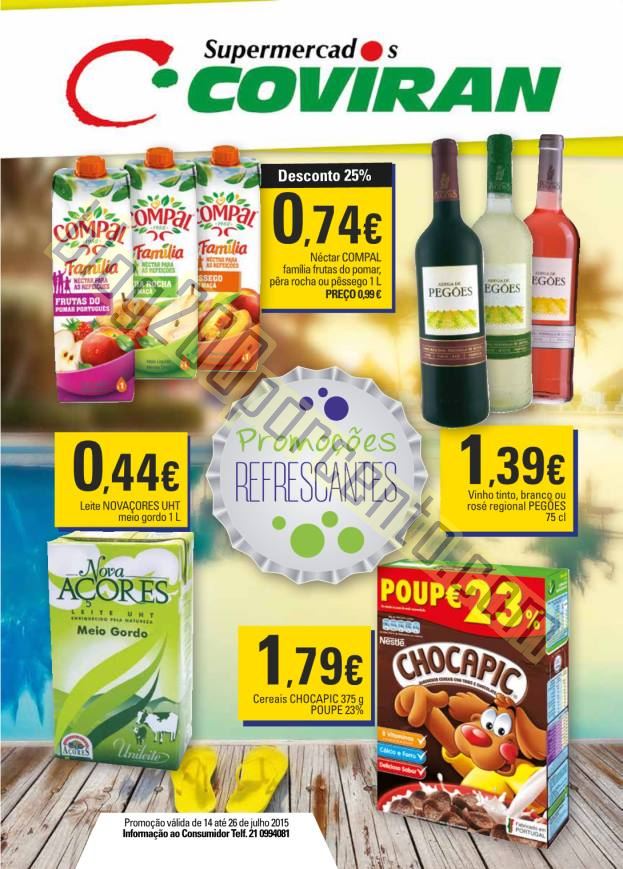 Novo Folheto COVIRAN Promoções de 14 a 26 julho 