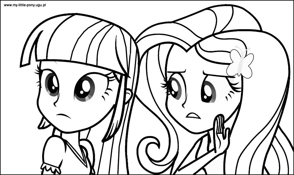 Desenhos Para Pintar - Desenhos das Equestria Girls My Little Pony