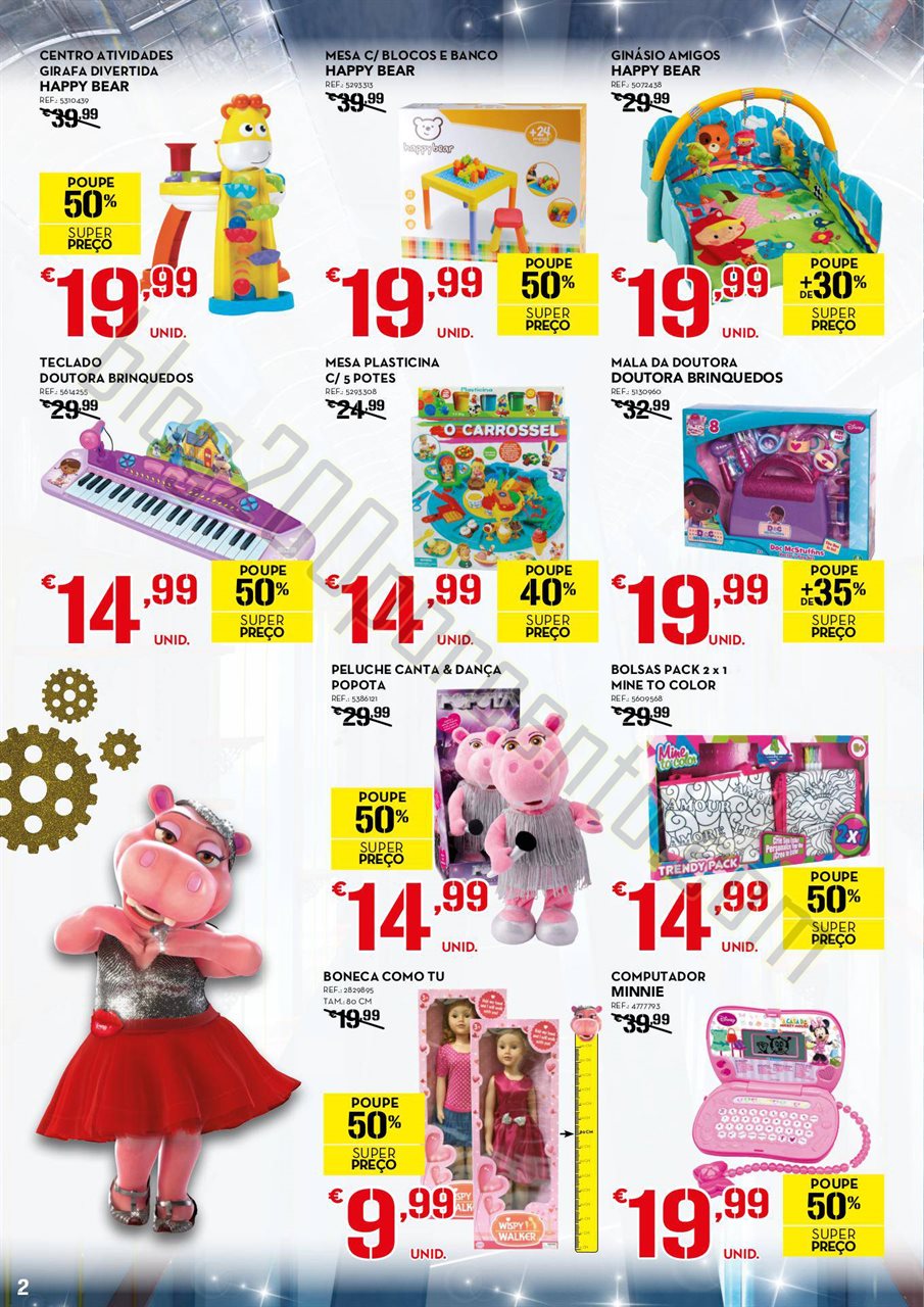 Antevisão Folheto CONTINENTE Brinquedos de Natal Promoções de 8