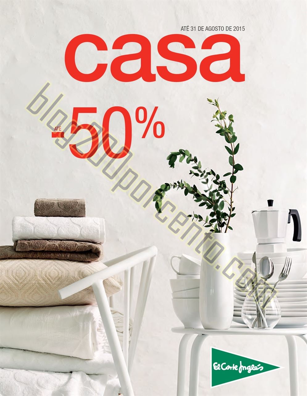 Novo Folheto EL CORTE INGLÉS Saldos Casa até 31 