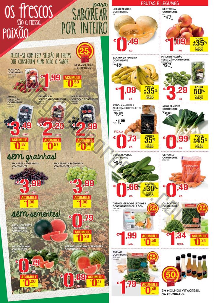 Antevisão Folheto CONTINENTE Promoções de 21 a 