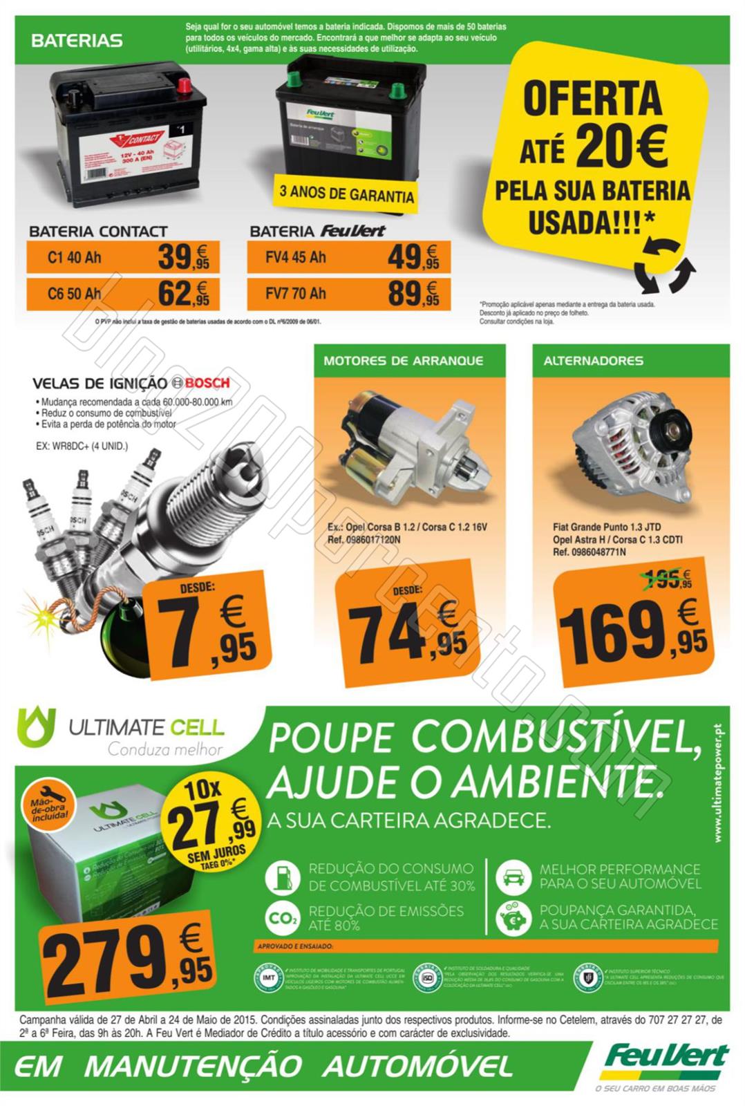 Antevisão Folheto FEU VERT Promoções de 27 abri