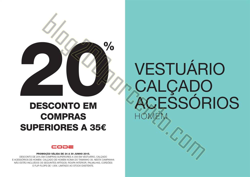 Avistamento 20% desconto PINGO DOCE - CODE de 24 a