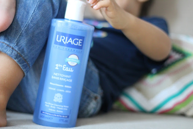 uriage + cuidados do bebé + produtos para bebés + primeira água da uriage + perfume para bebé da uriage + pomada protectora para a zona da fralda
