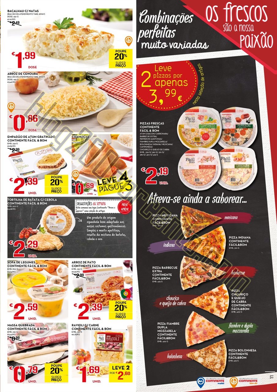 Antevisão folheto CONTINENTE promoções de 3 a 9