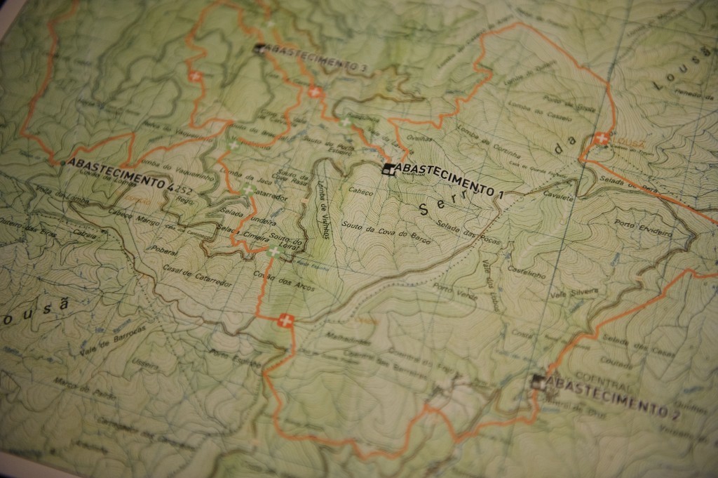 UTAX - mapa da serra da lousã