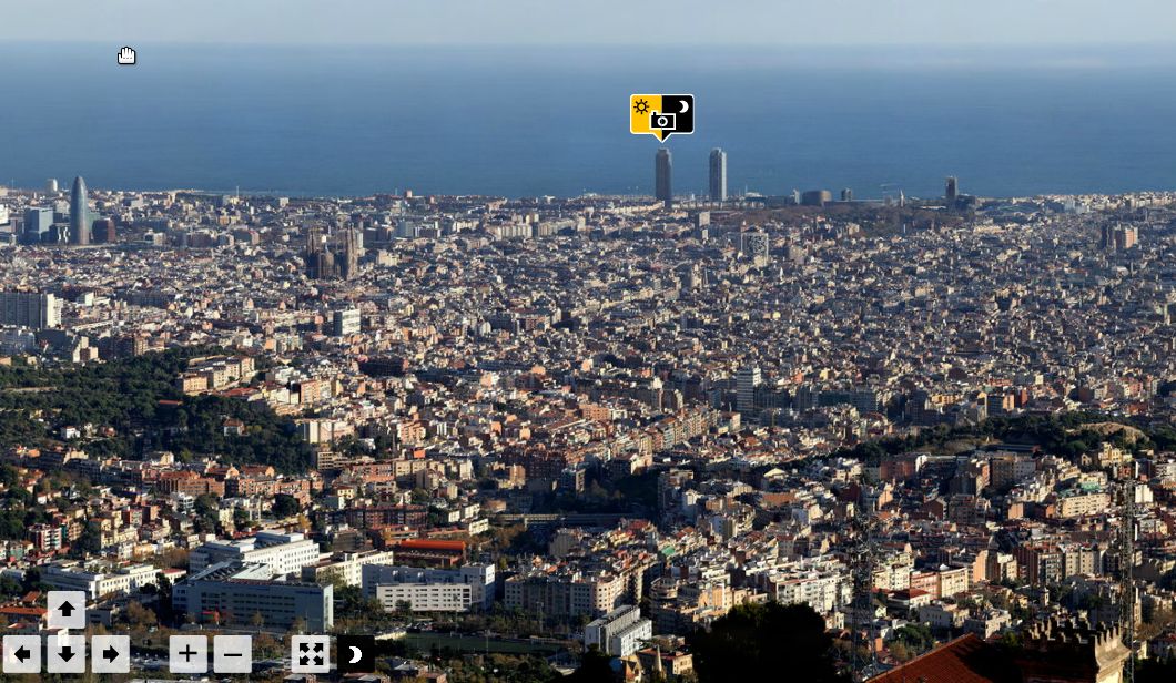 barcelona vista virtual imagem panoramica