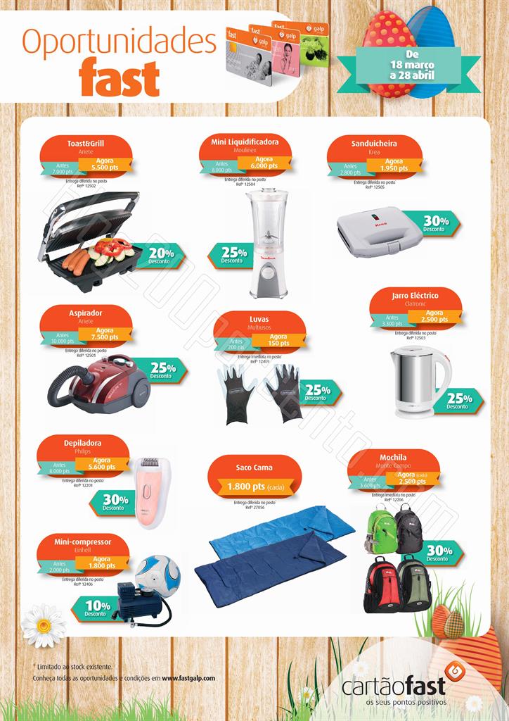 Catalogo FAST GALP Páscoa de 18 março a 28 abril