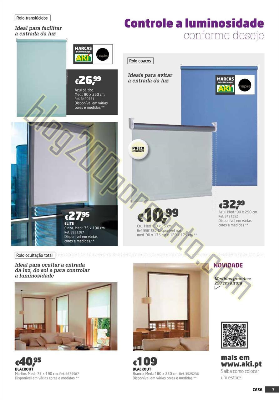 Novo Folheto AKI Casa Promoções até 24 agosto p
