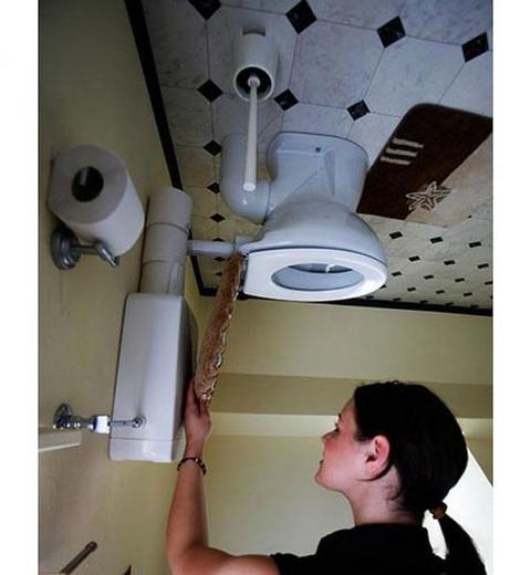 casa virada ao contrário