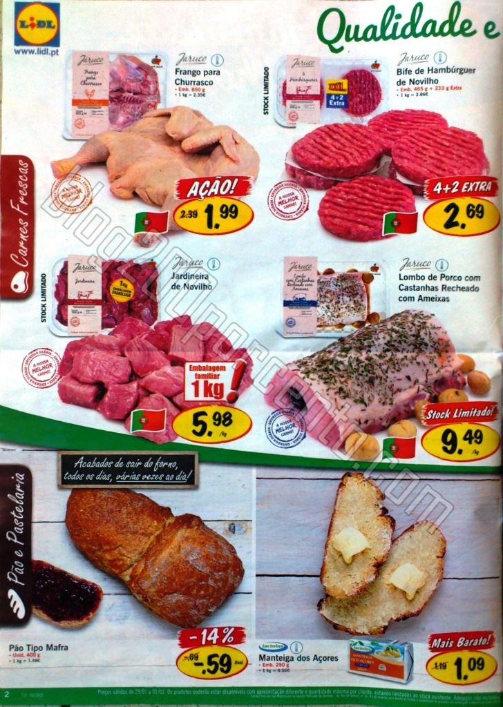 Antevisão Folheto LIDL Promoções de 29 janeiro 