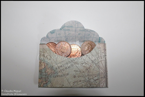 Caixa de recordações de viagem 