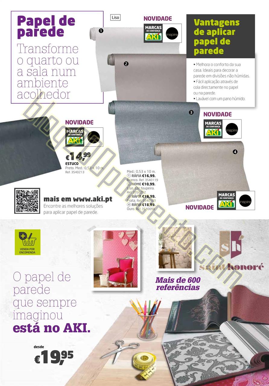 Novo Folheto AKI Casa Promoções até 24 agosto p
