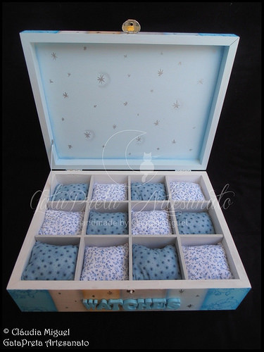 Caixa para 12 relógios 