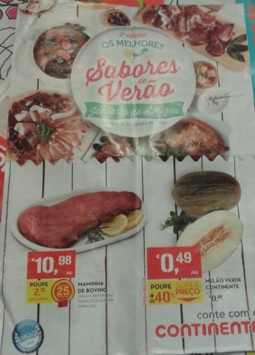 Antevisão Folheto CONTINENTE de 12 a 18 agosto - Sabores de Verão II