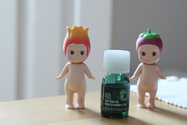 tea tree oil + the body shop + acabar com os piolhos + sonny angels + dicas para piolhos