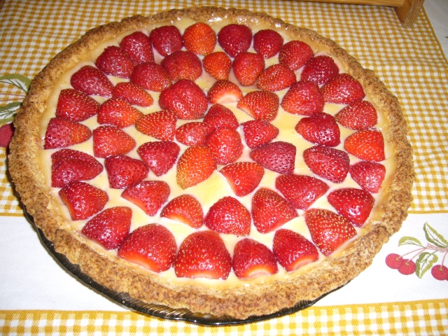 tarte de morangos