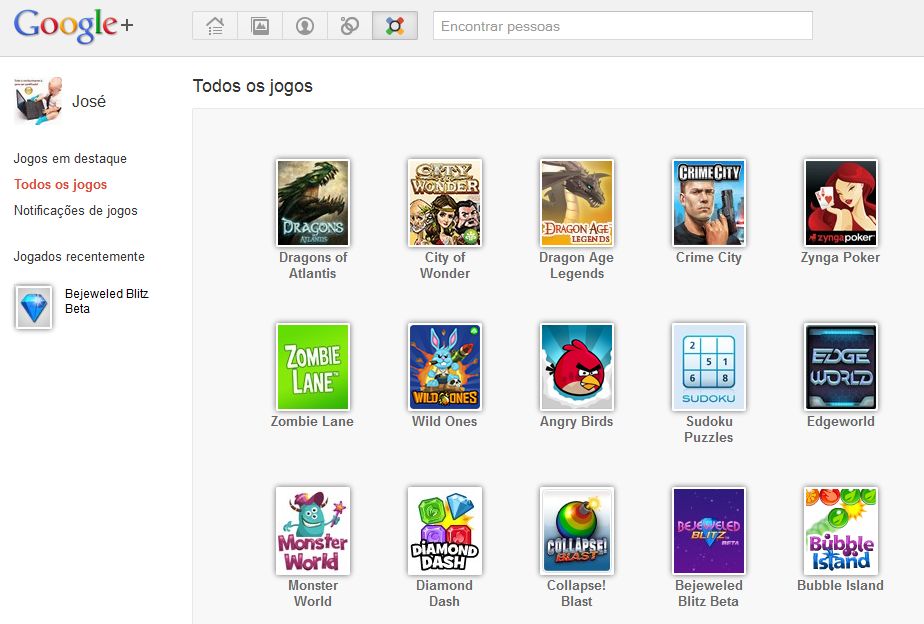 jogos google+