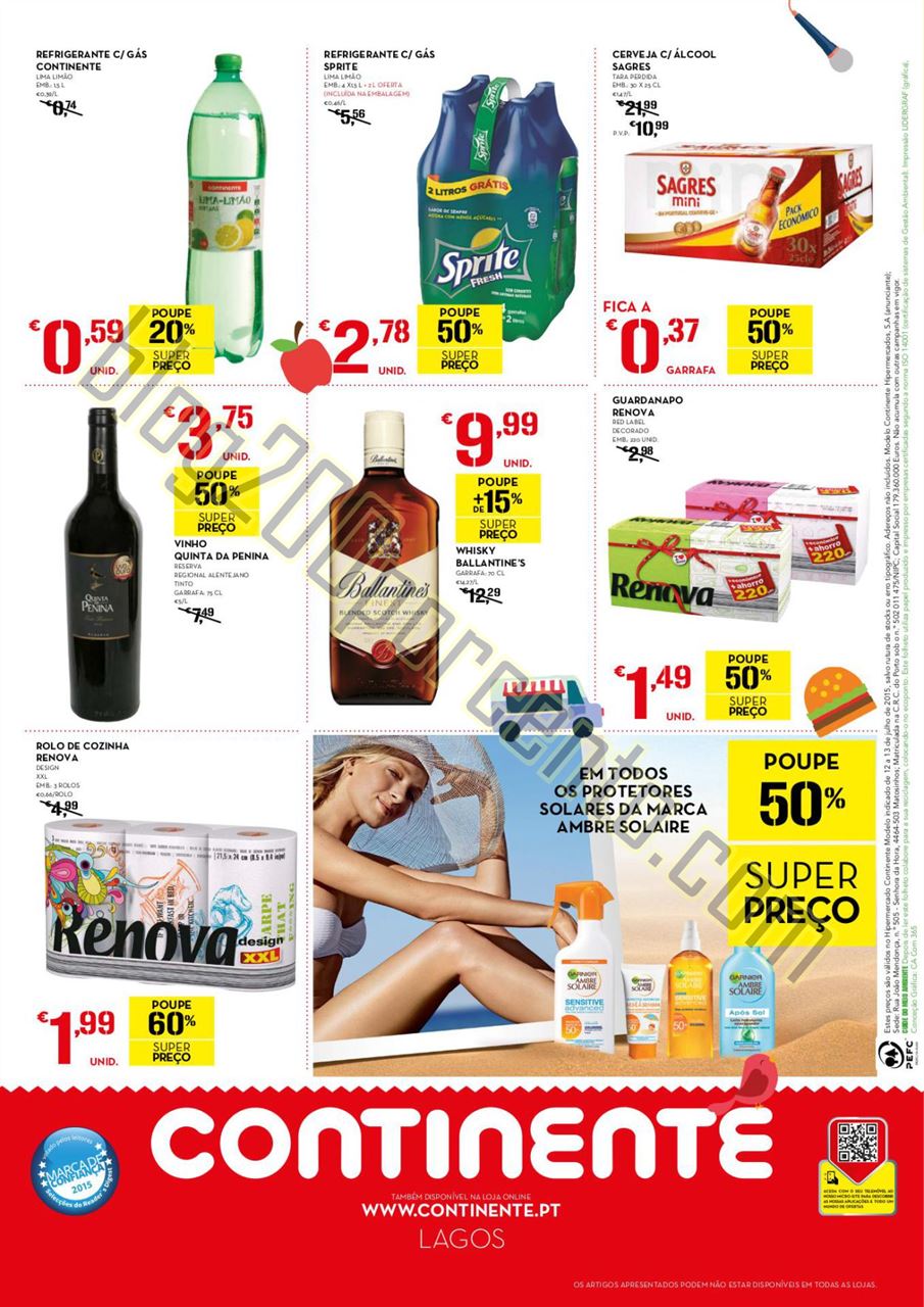 Antevisão Folheto CONTINENTE Festa dos Preços Ba