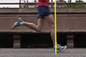 Heel Striking Over Stride Heel Striking Over Stride