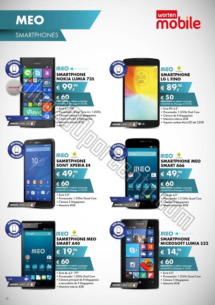 Antevisão Folheto WORTEN MOBILE Promoções de 7 