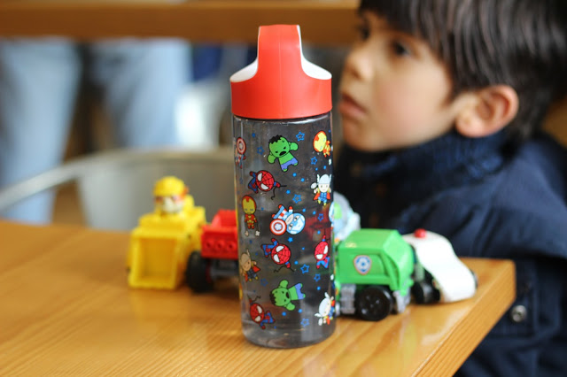 brunch + domingo + fábrica dos sabores + brunch continental + super heróis + patrolha pata + patrulha canina + garrafa de água para crianças