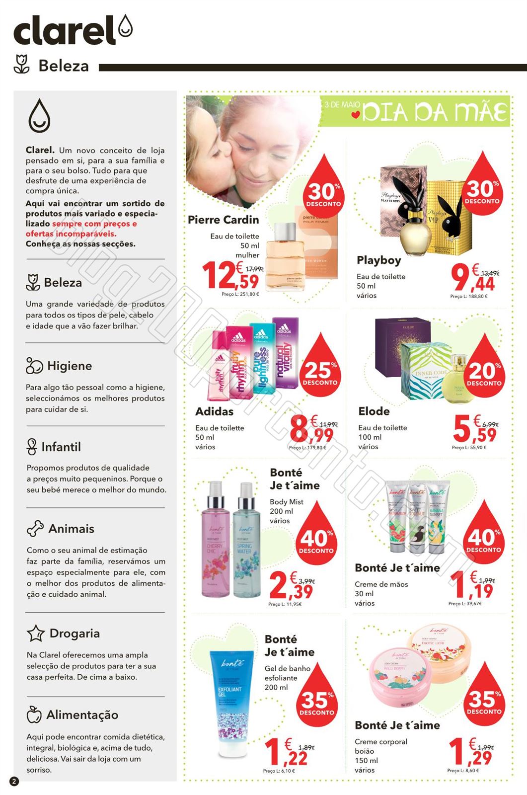 Antevisão Folheto CLAREL Promoções de 30 abril 