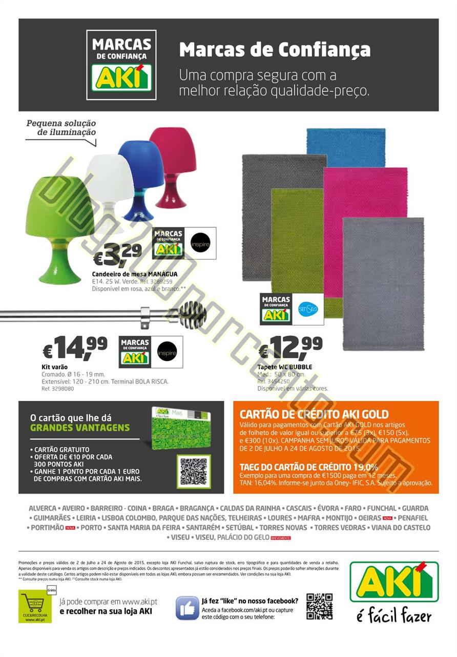 Novo Folheto AKI Casa Promoções até 24 agosto p