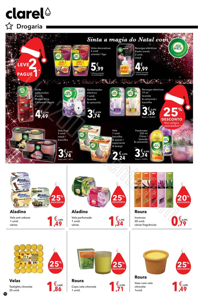 Antevisão Folheto CLAREL Natal de 27 novembro a 1