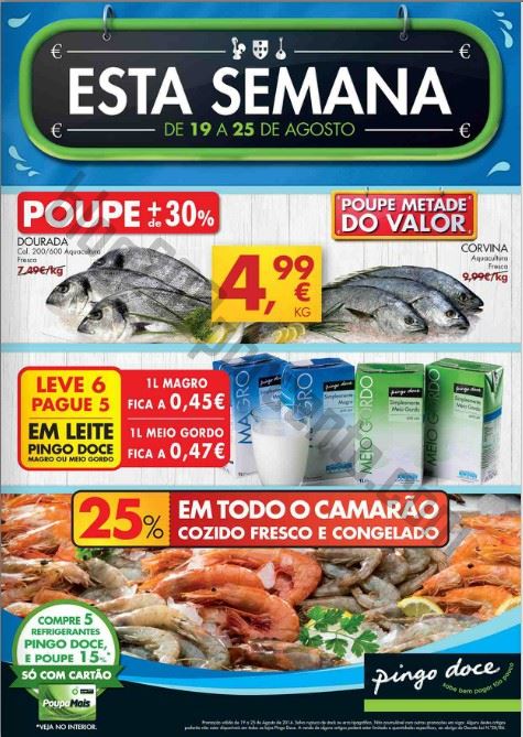 Antevisão Folheto PINGO DOCE Promoções de 19 a 25 agosto - online