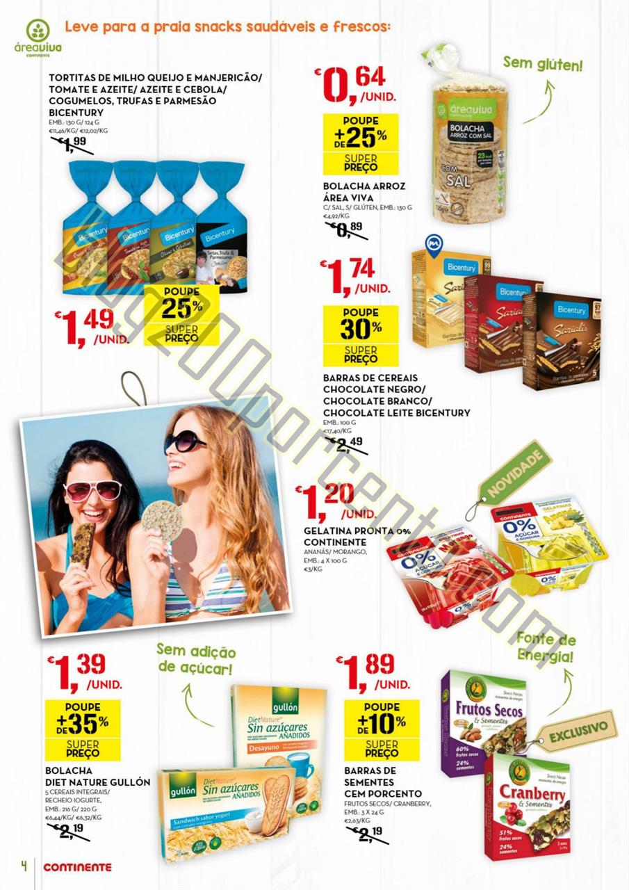 Antevisão folheto CONTINENTE Férias saudáveis d
