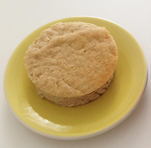 Tarte de banana e aveia