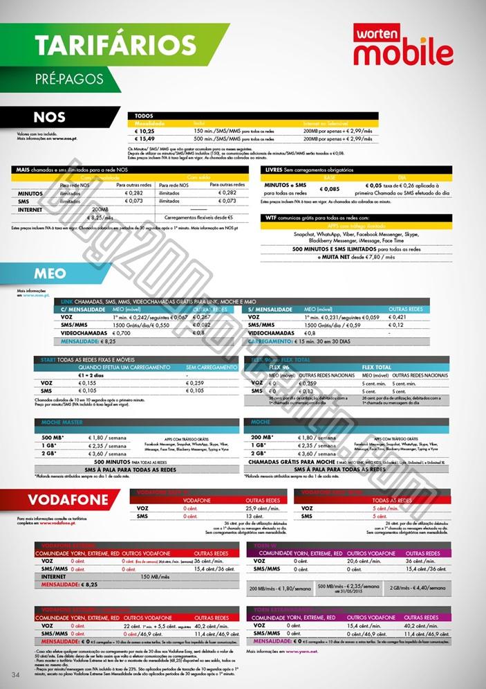 Antevisão Folheto WORTEN MOBILE Promoções de 7 