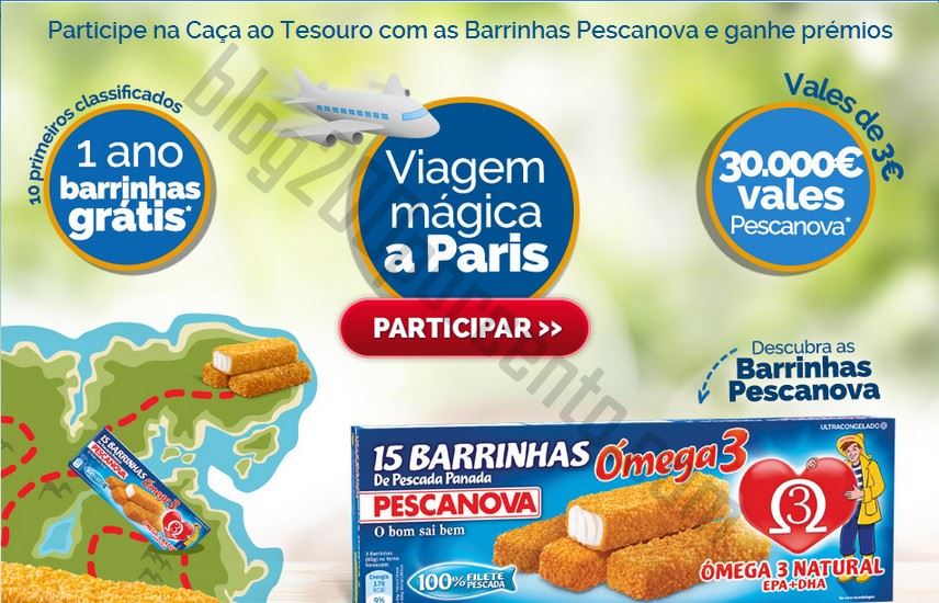 Passatempo e vales de desconto PESCANOVA de 3€