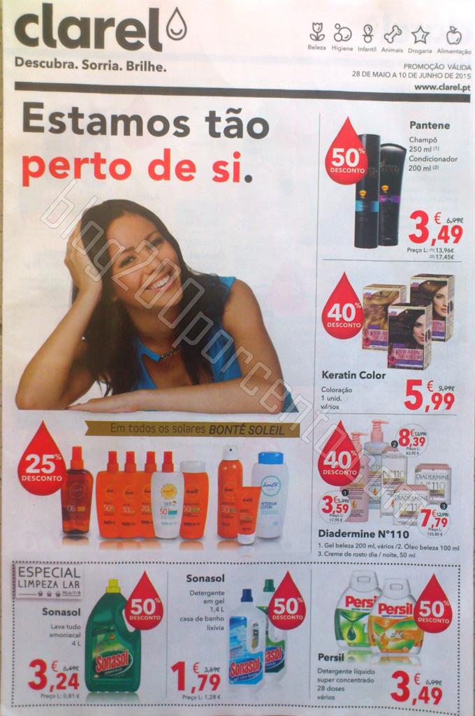 Antevisão Folheto CLAREL Promoções de 28 maio a