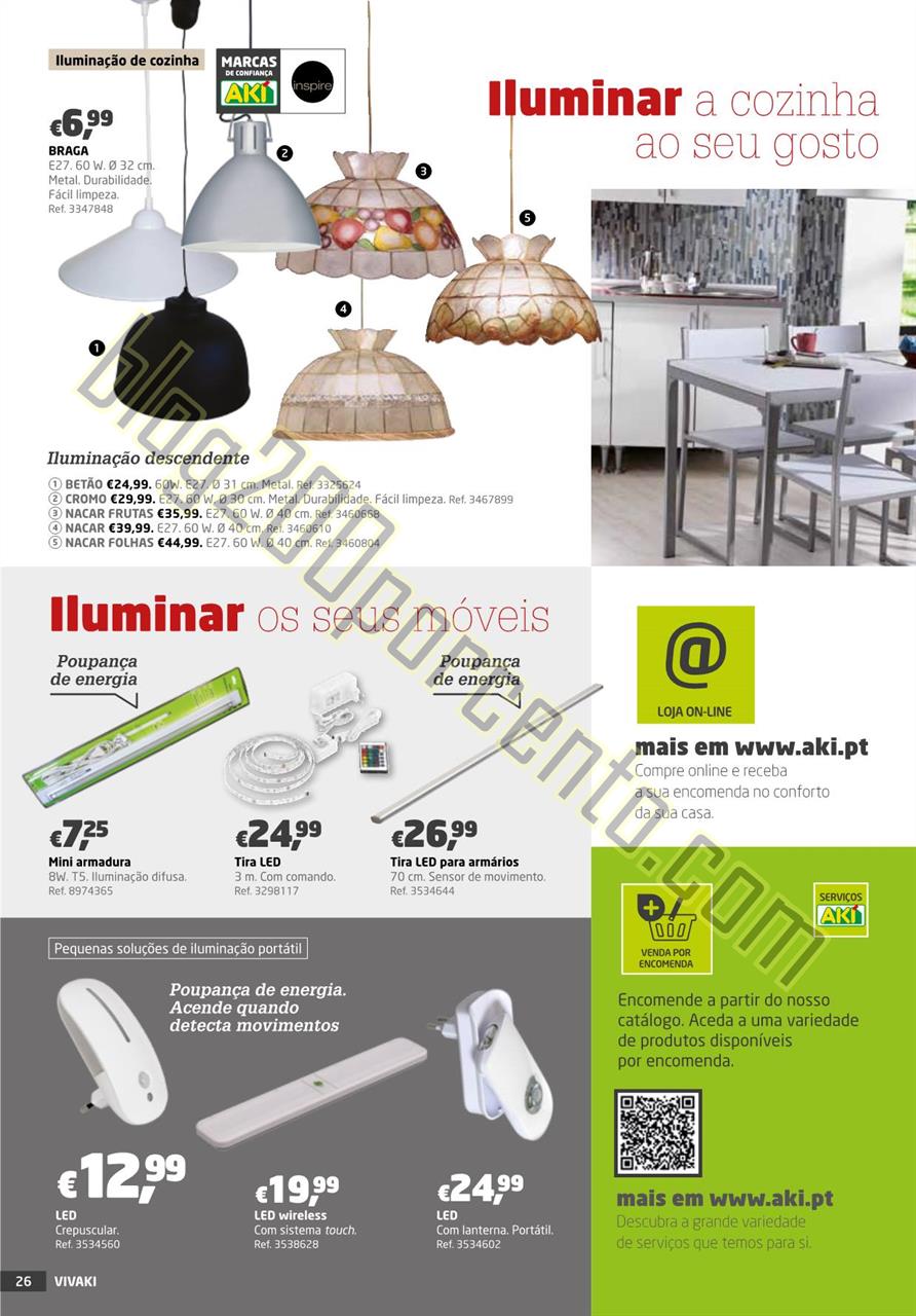 Novo Folheto AKI Casa Promoções até 24 agosto p