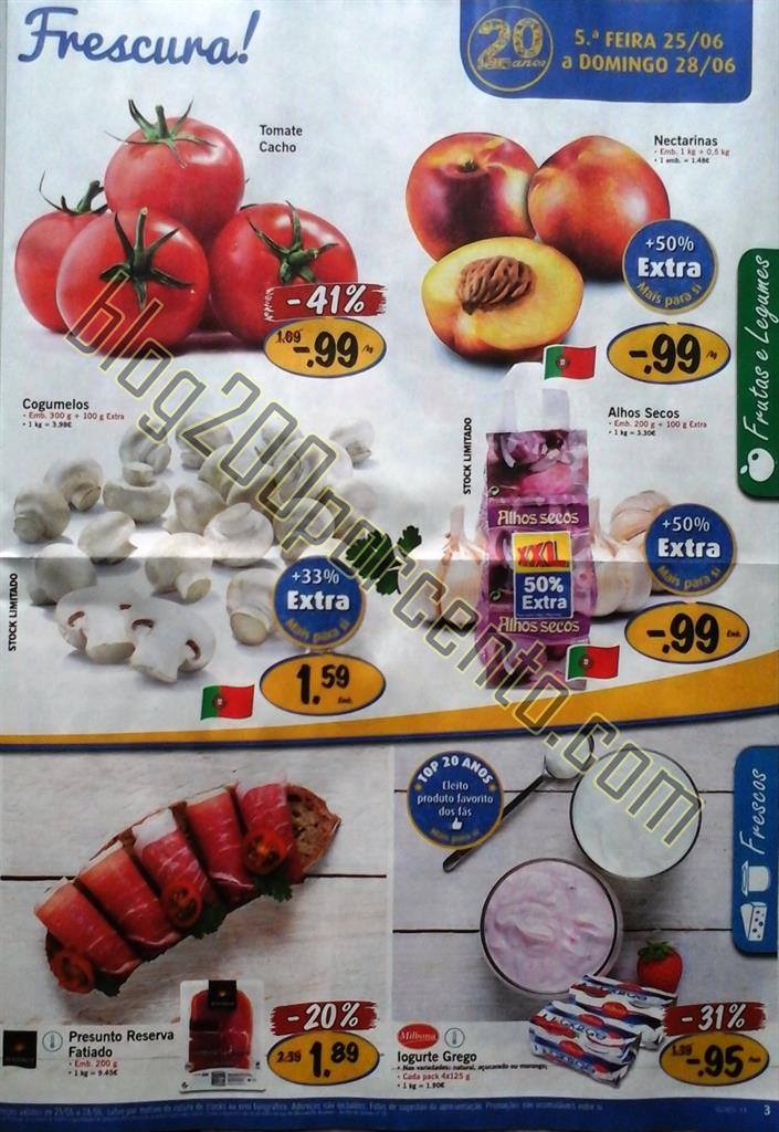 Antevisão Folheto LIDL Promoções de 25 junho a 