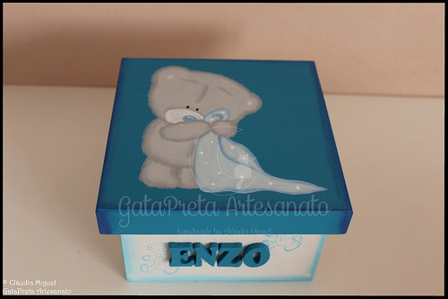 Caixa de recordações de bebé 