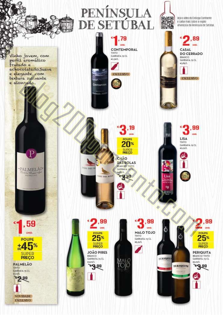 Antevisão Folheto CONTINENTE Vinhos de 29 setembr
