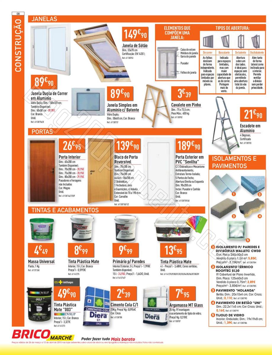 Antevisão Folheto BRICOMARCHÉ de 26 março a 12 